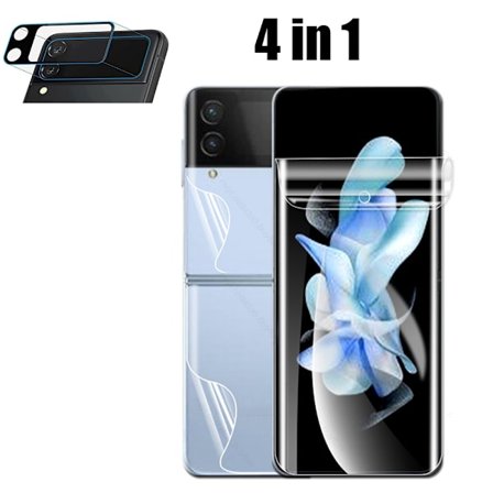 Z Flip 4 4in1 Hydrogel Skärmskydd & 2.5D Kameralinsskydd