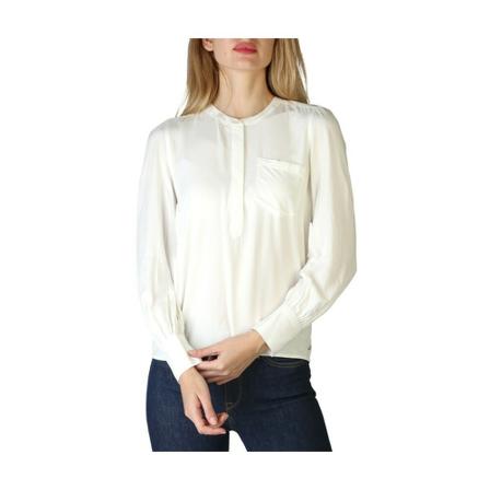 Tommy Hilfiger, Blouse Wit, Dames, Maat:L,Viscose