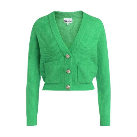 Ganni Cardigan Grøn, Dame Cardigans