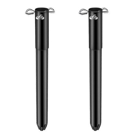 14,8" juletre høydeforlenger metall trebase forlengelsesstang med 3 festeskruer kunstig juletre forlengerstang for 0,5-1,25 tommer trepol