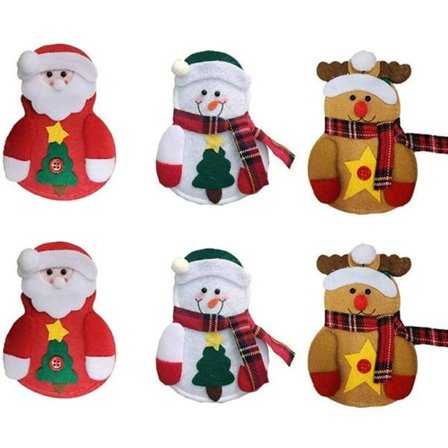 Julebestikk til jul, borddekorasjoner, bestikk style 2