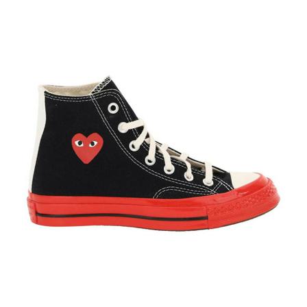 Comme des Garçons Play Sneakers , Zwart , Heren , Maat: 41 1/2 EU