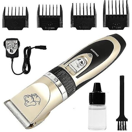 Husdjursklippar Låg Ljudnivå Laddningsbar Sladdlös
