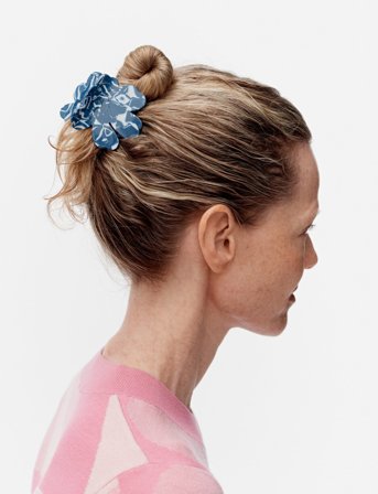 Marimekko Unikko Hair Clip Small - Blue - ONE SIZE