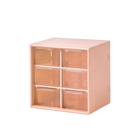 9/6 Skuffer Mini Plast Skrivebordsarrangør for Kontor Hjem Rom