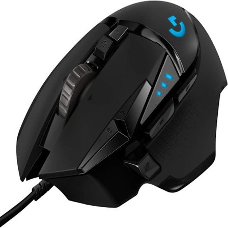 G502 HERO Trådløs Gamingmus med Høj Ydeevne, HERO 25K Sensor, 25.600 DPI, RGB, Justerbare Vægte, 11 Programmerbare Knapper
