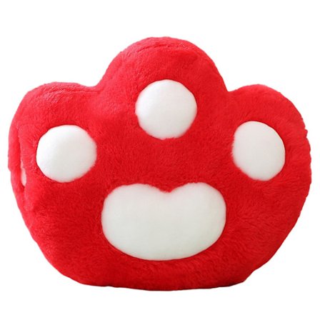 Kissan tassu tyyny ihana värikäs pehmeä PP puuvilla täyte sohvatyyny koriste sarjakuva pehmo kädenlämmitin toimisto päiväunien tyyny kodin sisustus(