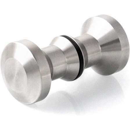 CDQ Dørhåndtag til brusebad, 304 rustfrit stål Dørhåndtag til brusebad/badekar, Rundt håndtag til badeværelsesdør, 30mm