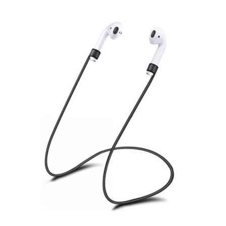 Black Apple AirPods 1/2 / Pro Strap Neckline String Hang Around Neck