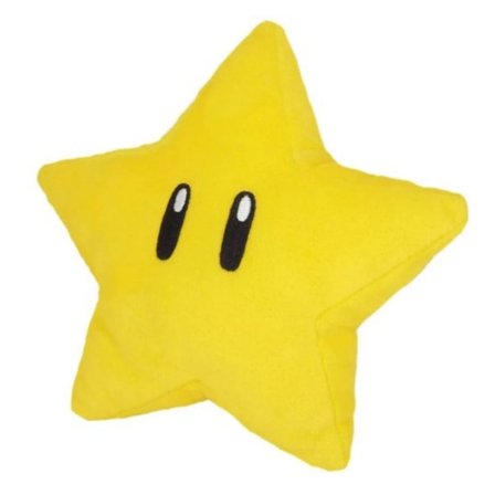 SUPER MARIO Super Star Plysch (18 cm) KLB