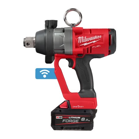 Milwaukee M18 ONEFHIWF1-802X Mutterdragare med batteri och laddare, Elhandverktyg