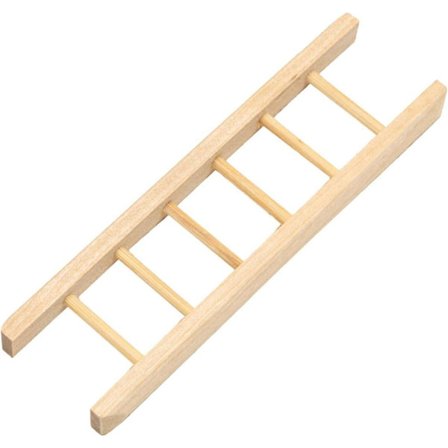 Miniature dukkehus træ stige fotografering rekvisitter dukkehus møbler diy håndværk 1/12 til diorama fe have tilbehør børn