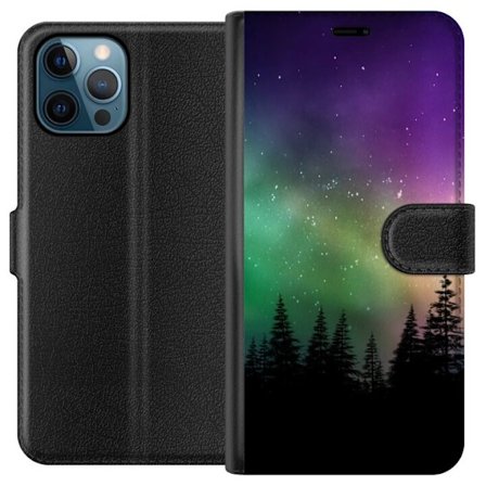 Kompatibelt Plånboksfodral till Apple Apple iPhone 12 Pro Northern Lights
