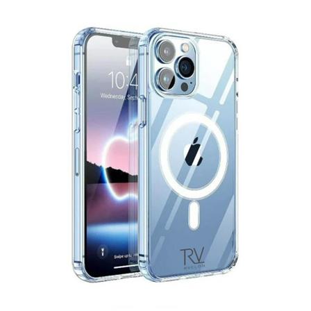 Iphone 14 Pro Max Stöttåligt Skal Rvelon Magsafe - Transparent Transparent