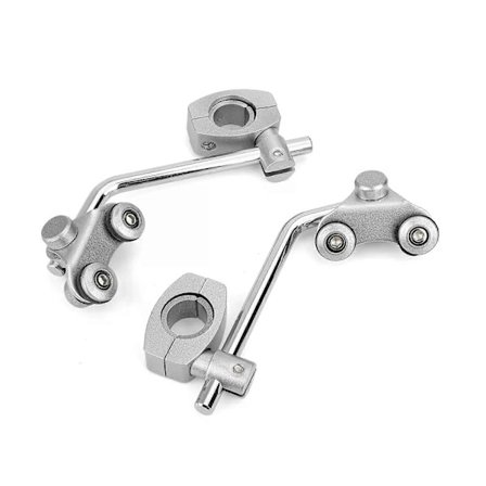 Topteng 7/8 22mm Universal Vindskjermbrakett Standard Styre Vindskjermfeste Klemme Motorsykkel Vindskjerm Glass Motor