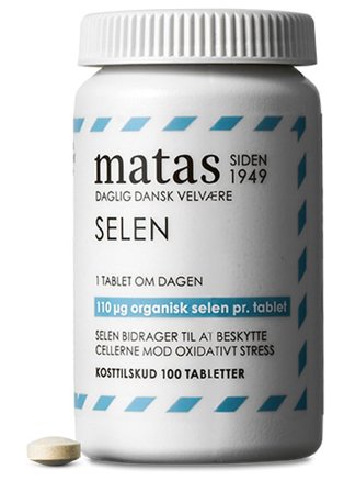 Matas Striber Selen 110 μg 100 tabl., Helse & Madvarer, Mineraler, Selen