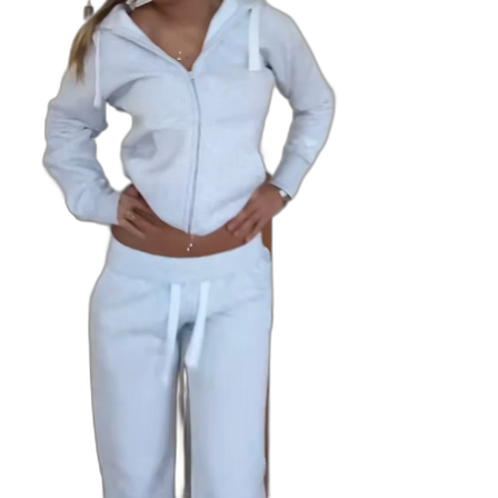 Grå hoodie med dragkedja