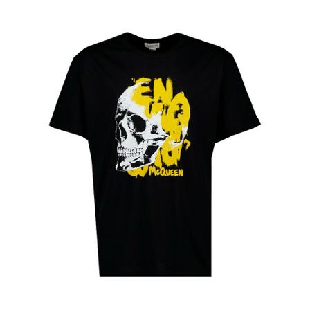 Alexander McQueen T-Shirts Sort, Herre