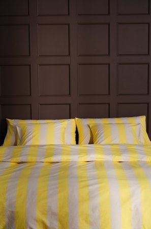 Jotex - Dynetrekksett Dobbeltseng Gul - BLOCKY - Kjøp Dobbeltseng hos Jotex