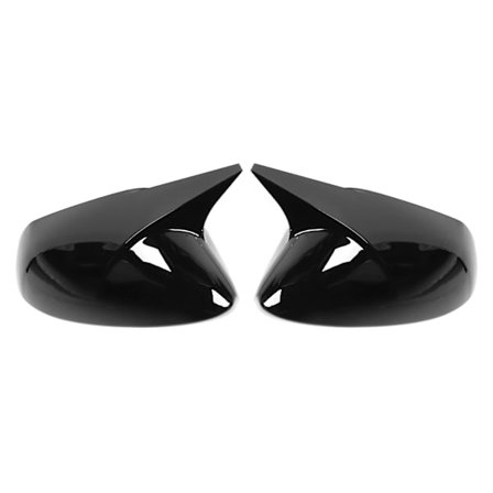 Par Side Spegelkåpa Horn Style Skyddshölje Passar Corolla Sedan/HatchbackSvart