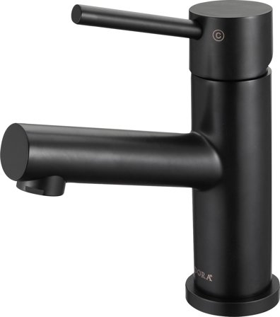 Adora Imperia Blandebatteri med popup-ventil, svart, Baderom