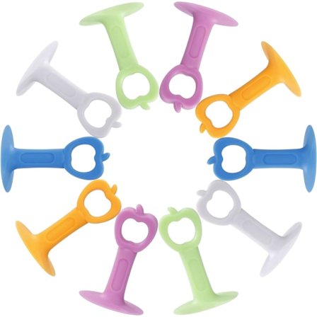 10 stycken Silikon Dörrstopp Anti-kollision Dörrknoppsstopp