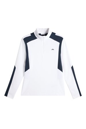J.Lindeberg - Lukas Quarter Zip Mid Layer - Golf - White - Men - M