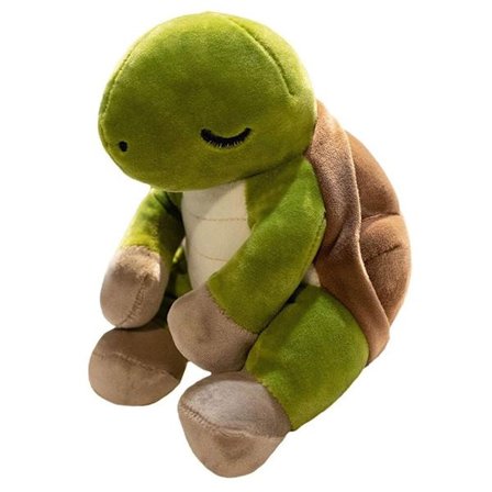 Plys Havskildpadde Legetøj Bløde tøjdyr Skildpaddedukke GRØN