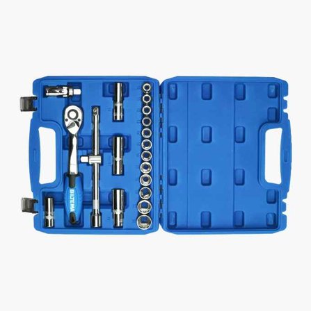 Hylsnyckelsats 1/2" 20 delar - Biltema