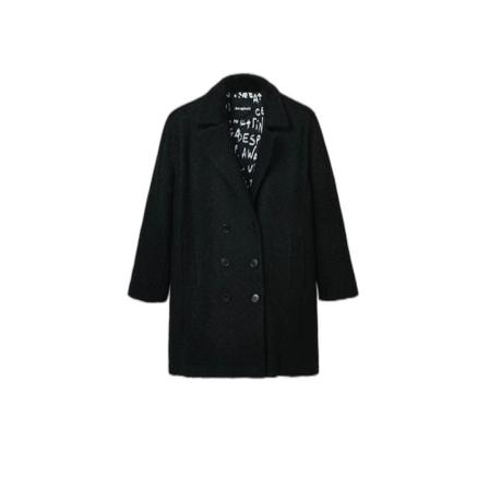Damesjas Desigual London , Zwart , Dames , Maat: XS TrenchJass & Mantels