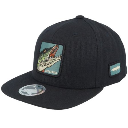 Skillfish - Svart snapback Keps - Kids Grisjävel Black Snapback @ Hatstore