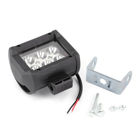 4-i-1 18W 6LED Arbejdslys 6000K 1500LM Lampe Omdannelse til Bil Motorcykel Off Road