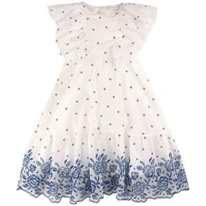 Monnalisa Cream Rose Muslin Dress 8 Years - Dresses - 8 years - Cream - Mädchen