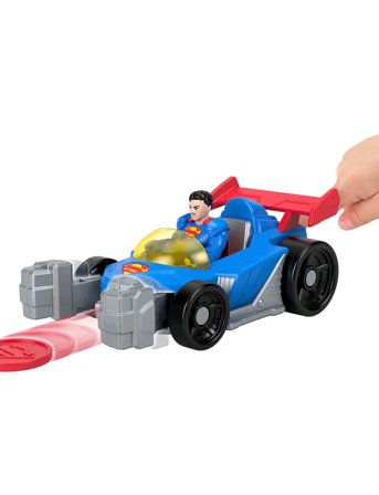 Imaginext Imaginext Dc Super Friends Metal Force Supermobile Toy Car & Superman Action Figure Set - Multi/patterned - ONE SIZE