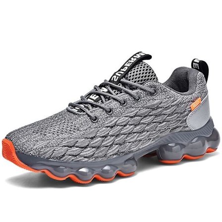 Herresportssko Løpesko Fiskeskall Flyvevevd Sneakers Fr9127-P