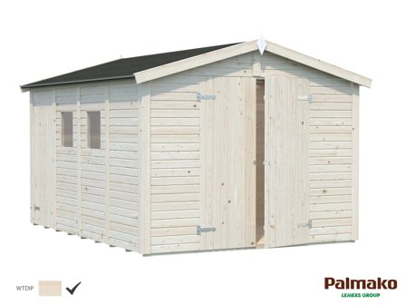 Palmako Dan Förråd 10,1 m²/inv. 9,9 m², impr. natur, Stugor & förråd