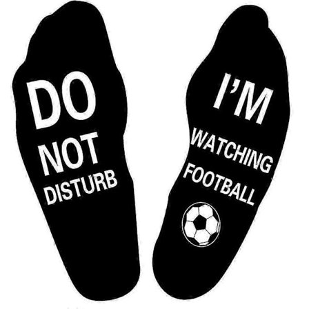 Ikke Forstyrr Jeg Ser På Fotball Sokker Morsomme Nyhetssokker For Menn Kvinner Fotballfans Gaver_tfrf
