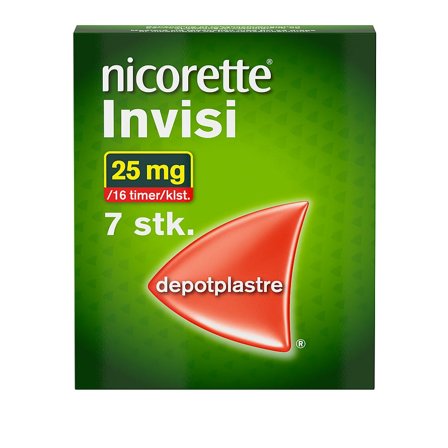 Nicorette Depotplastre 25 mg/16 timer 7 stk., Medicin & Pleje, Plastre, Nikotinplastre