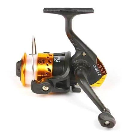 200 Type Spinnende Fiskehjul 5.1:1 Gear Ratio Letvægts og Kraftfuld Belægningslinekop Fiskehjul Egnet til Korte Havfiskestænger og