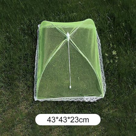 Foldbar mad net dække flyve anti myg pop-up mad dække paraply måltid grøntsager frugt åndbar dække køkken tilbehør
