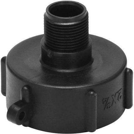 275 330 IBC Tote Adapter Slange Han Adapter Have Slange Afløb Prop Stik - Grov Tråd Have Slange X