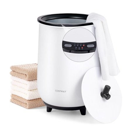 COSTWAY 23 L Pyyhekuivain 3 Tasolla 60°C-80°C, Ajastin 20-90Min, Automaattinen Sammutus Tuoksudiskituki Valkoinen+Musta