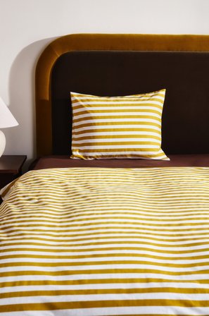 Jotex - Dynetrekk Olivenolje/hvit - KAYO - Kjøp Sengesett hos Jotex