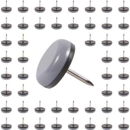 Stolskydd 50-pack 19mm Glider lätta att montera på stolsben för inomhusbruk för att skydda golv från bordsben