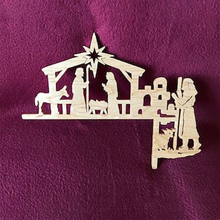 Nativity Door Toppers Jule Dørrammedekoration 1 1