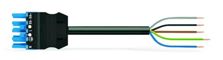 Wago 771-9985/116-501 Kabling dali, 5G1,5, HF HO/FRI1M 5 m, Stikkontakter & kabler