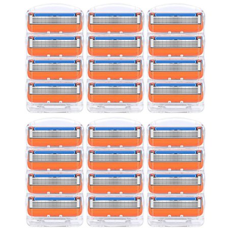 Pakke med 4 - 52 barberblad for menn med kompatibelt blad for Fusion 5