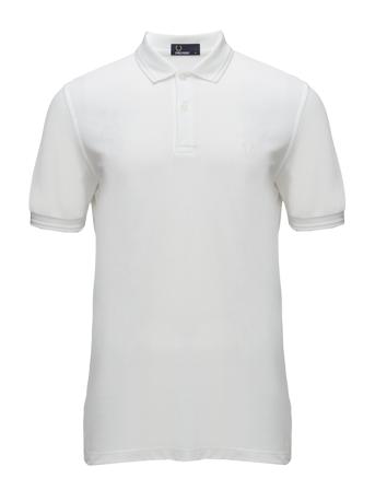 Twin Tipped Fp Shirt Polos Short-sleeved Valkoinen Fred Perry