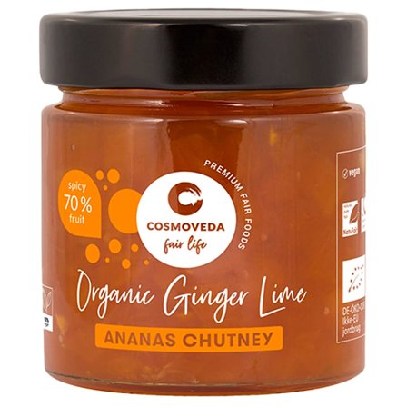 Cosmoveda Chutney Ingefær lime Ø 300 g, Helse & Madvarer, Smørepålæg, Marmelade