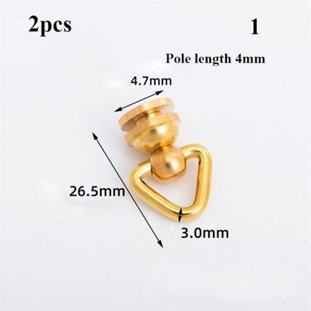 2 set dragringknopp spikspänne 1 1